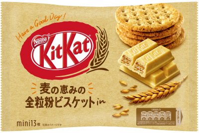 キットカット　ミニ　全粒粉ビスケットin