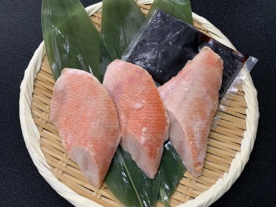 鮨やのまかない　骨取り金目鯛煮付セット
