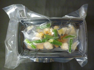 レンジ調理　揚げ豚と厚揚げのみぞれ和え