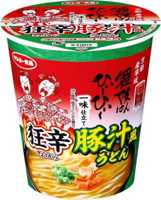 舞妓はんひぃーひぃー　一味仕立て　狂辛豚汁風うどん