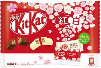 １１枚　　キットカット　ミニ　紅白パック