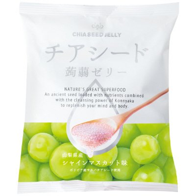 チアシード蒟蒻ゼリー　シャインマスカット味