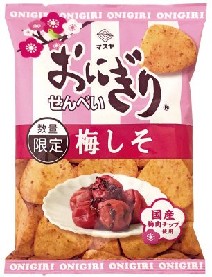 ５２ｇおにぎりせんべい梅しそ
