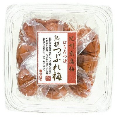 紀州南高梅はちみつ漬　熟撰つぶれ梅