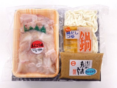 あんこう鍋うどんセット