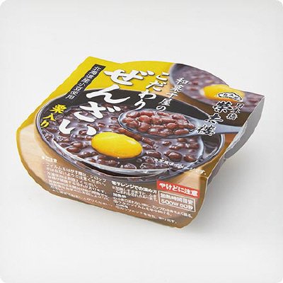 和菓子屋のこだわり栗入りぜんざい