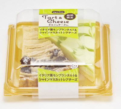 イタリア栗モンブランタルト＆シャインマスカットレアチーズ