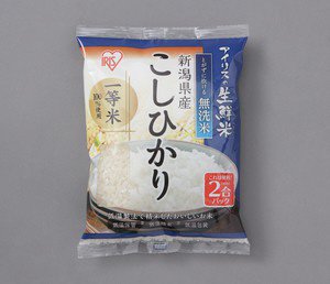無洗米　新潟県産こしひかり　2合