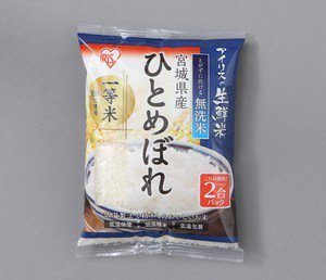 無洗米　宮城県産ひとめぼれ　2合