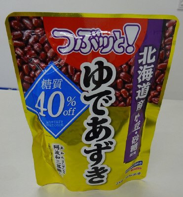 つぶッと！ゆであずき　糖質オフ（パウチ）