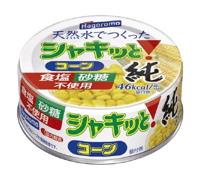 天然水でつくったシャキッとコーン純