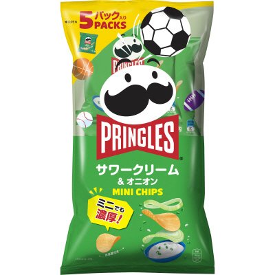 プリングルズ　ミニチップス　サワークリーム＆オニオン
