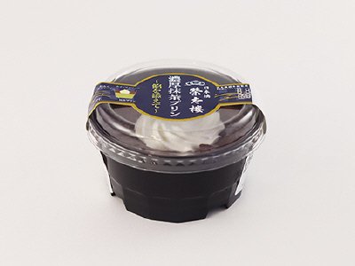 榮太樓監修　濃厚抹茶プリン　～餡を添えて～