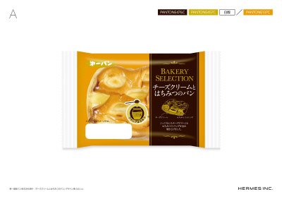 チーズクリームとはちみつのパン