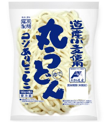 道産小麦使用　丸うどん　２食入