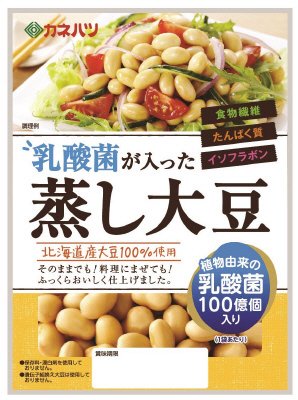 乳酸菌が入った蒸し大豆