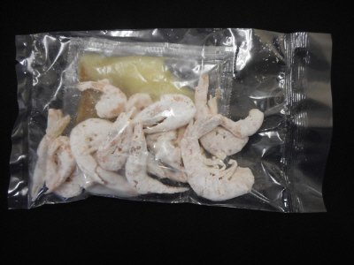 フライパンで作る鹿児島産（無選別）エビのガーリックシュリンプ