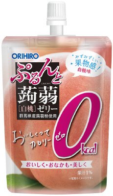 ぷるんと蒟蒻ゼリーＳＴ　カロリーゼロ 白桃