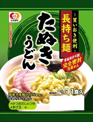 「長持ち麺」たぬきうどん　１食