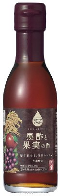 フルーツビネガー黒酢と果実の酢