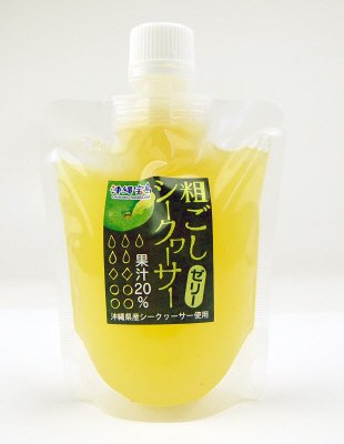 粗ごしシークヮーサーゼリー