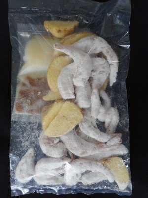 フライパンで作る鹿児島産小エビのガーリックシュリンプ
