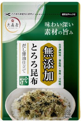 無添加とろろ昆布ふりかけ２５ｇ