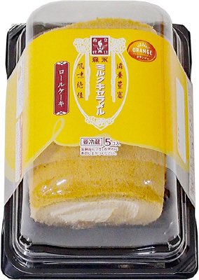 森永ミルクキャラメルロールケーキ