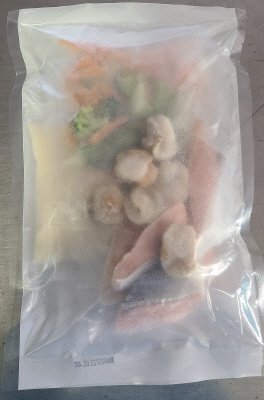 サーモンと帆立のクリーム煮