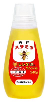 レンゲ印純粋ハチミツ２４０ｇポリ