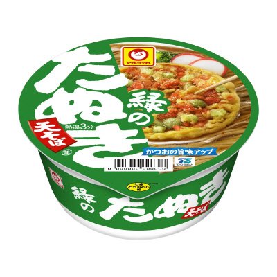緑のたぬき天そば　西