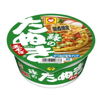 緑のたぬき天そば　関西