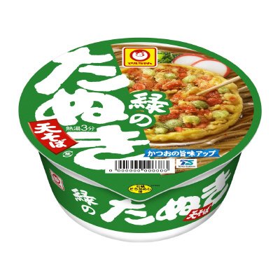 緑のたぬき天そば　東