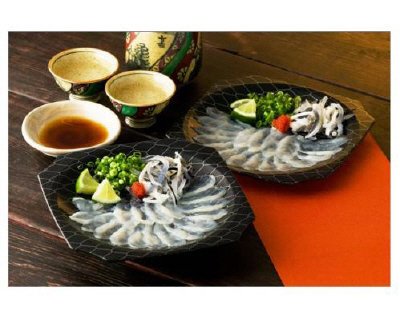 大分・豊後産とらふぐ刺身セット