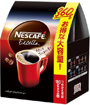 ネスカフェ　エクセラ　つめかえ用袋１８０ｇ＋１８０