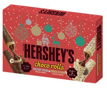 クリスマスサンタボックス　チョコロールアソート　12P
