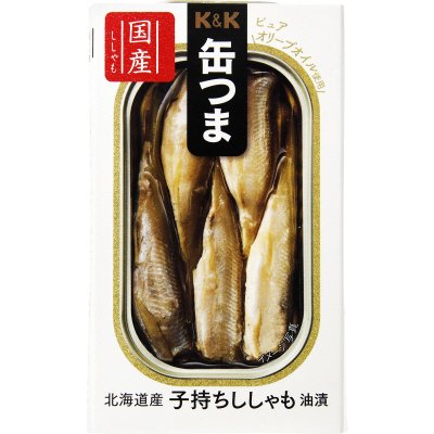 缶つま 北海道産 子持ちししゃも油漬