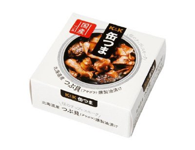 缶つま 北海道産 つぶ貝（アヤボラ）燻製油漬け