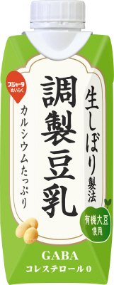 生しぼり製法　調製豆乳