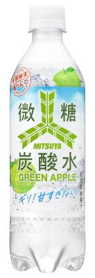 三ツ矢微糖炭酸水グリーンアップル