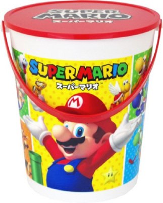 スーパーマリオお菓子入りバケツ