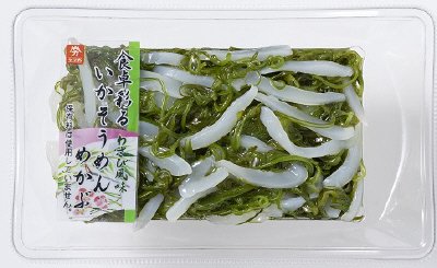 いかそうめんめかぶ
