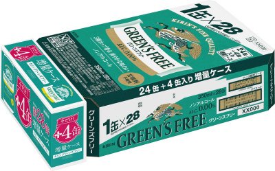 キリン　グリーンズフリー１２月増量ケース（予約受注品）