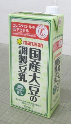 国産大豆の調製豆乳
