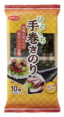 ひとくち手巻甘口醤油４切１０枚