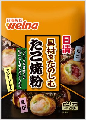 日清　具材をたのしむたこ焼粉　２００ｇ