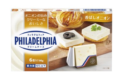 フィラデルフィアクリームチーズ６Ｐ香ばしオニオン