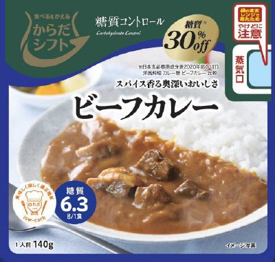 糖質コントロール　ビーフカレー
