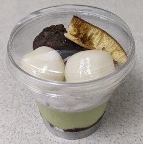 北海道産小豆を味わう抹茶の和パフェ