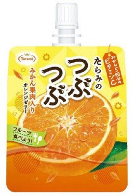 たらみのつぶつぶみかん果肉入り　オレンジゼリー